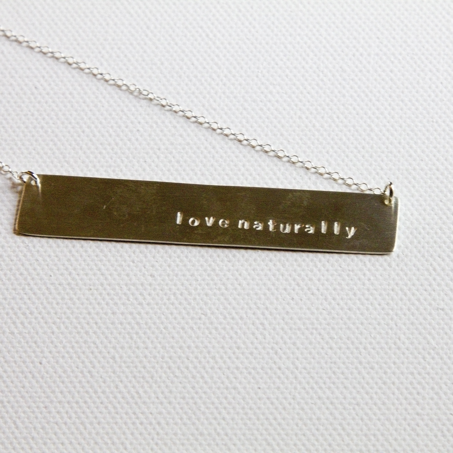 Love Naturally Long Bar Necklace