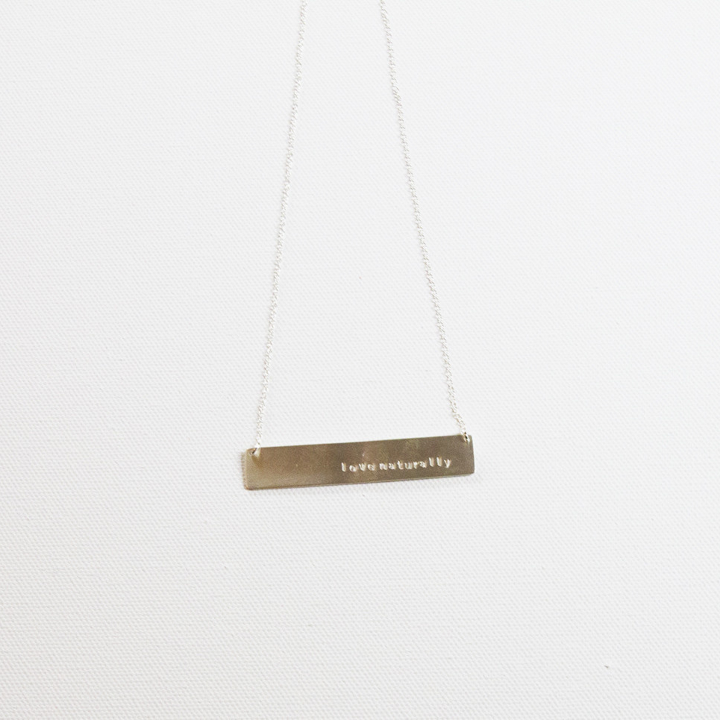 Love Naturally Long Bar Necklace