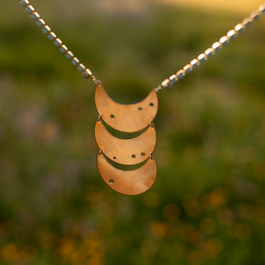 Handcrafted Celestial Ladder Necklace